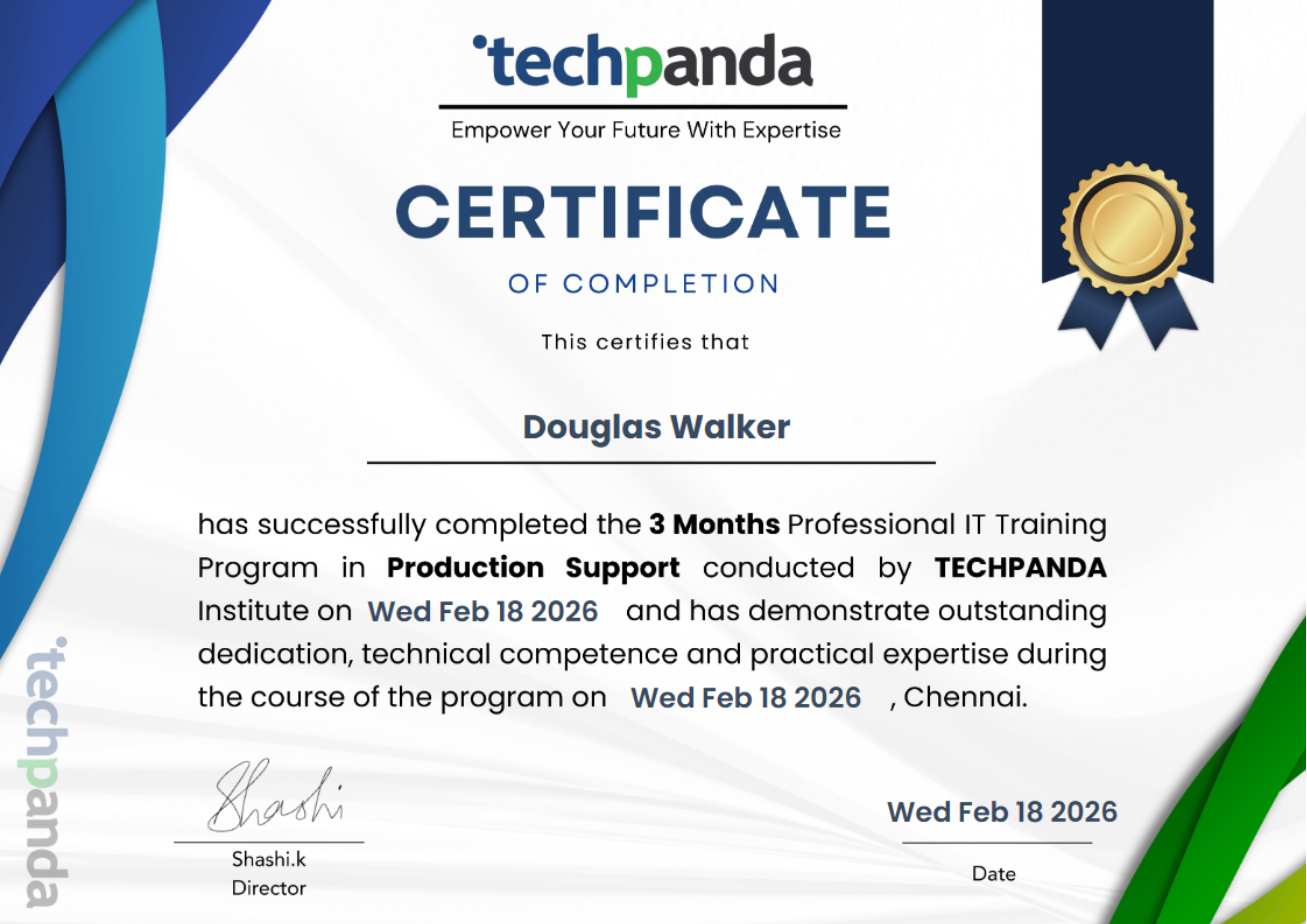 Scan QR Code for TechPanda Certificate Verification